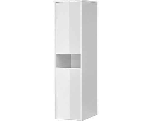 Armoire midi Pelipal xpressline 3261 blanc avec façade vitrée lxhxp 30 x 115 x 33 cm