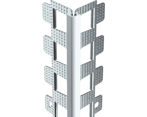 PROTEKTOR Kantenprofil PowerGrip (runder Kopf) für den Außenputz 10 mm weiß 3000 x 39 x 39 mm Bund = 15 St