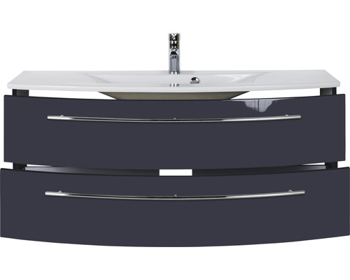 Meuble sous-lavabo avec deux tiroirs et robinetterie