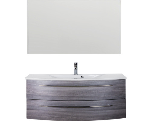 Combinaison de lavabo avec meuble sous-vasque, lavabo et miroir pour la salle de bains