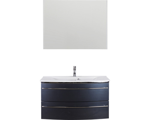 Meuble-lavabo avec miroir pour salle de bain