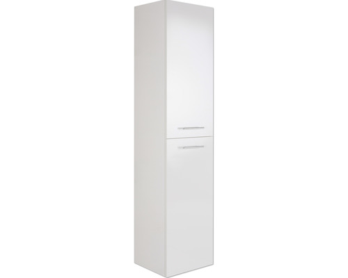 Meuble haut Marlin 3040 couleur de façade blanc haute brillance lxhxp 40 x 178,8 x 34,8 cm butée à droite