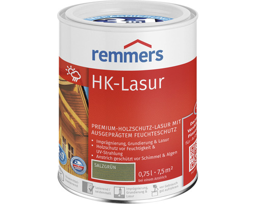 Lasure HK Remmers vert gris 750 ml-0
