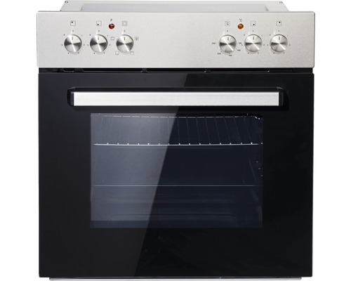 Elektroherd mit Glaskeramikkochfeld und Bedienknebeln