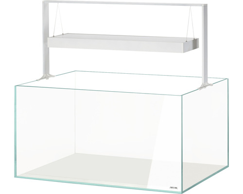 Aquarium AQUAEL UltraScape 90 avec éclairage LED env. 243 l verre optique, verre blanc, sans meuble bas snow