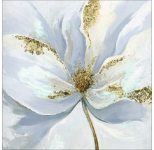 Glasbild Pastel Flowers II 20x20 cm