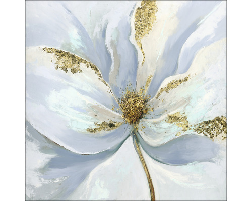 Tableau en verre Pastel Flowers II 20x20 cm