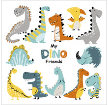 Leinwandbild Dinos III 27x27 cm