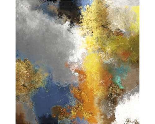 Abstraktes Wandbild mit Farbverläufen