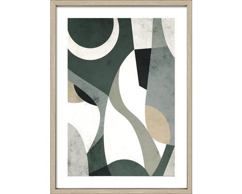 Tableau encadré Abstract InOut II 53x73 cm Tableau encadré Abstract InOut II 53x73 cm