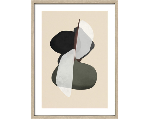 Tableau encadré Abstract InOut III 53x73 cm Tableau encadré Abstract InOut III 53x73 cm