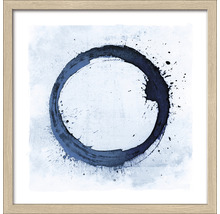 Image encadrée avec motif de cercle abstrait