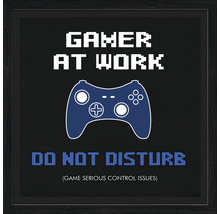 Gerahmtes Bild Do Not Disturb 33x33 cm