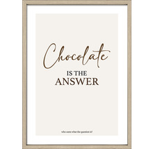 Gerahmtes Bild Chocolate 53x73 cm
