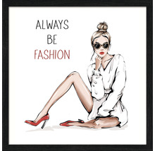 Gerahmtes Bild Fashion Show IV 33x33 cm