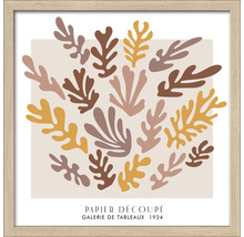 Gerahmtes Bild Altern. Leaves I 33x33 cm