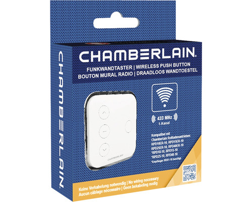 Télécommande murale sans fil Chamberlain dans son emballage