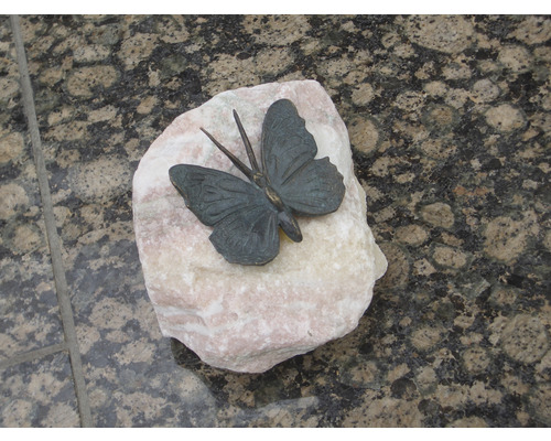 Parick Rottenecker figurine de jardin en bronze papillon