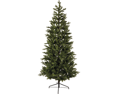 künstlicher Weihnachtsbaum Salzburg schmal H 215 cm grün