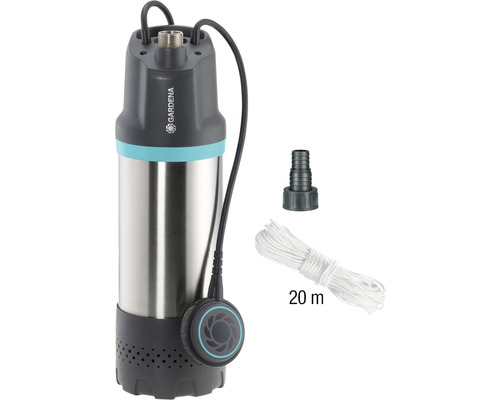 Pompe submersible pour eaux chargées Gardena avec accessoires