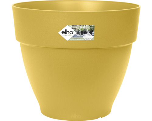 Jardinière Elho Vibia Campana 30 plastique 30 x 30 x 25,8 cm jaune miel