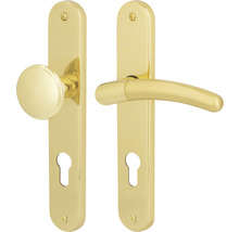 Garniture de ferrures de porte avec bouton et poignée de porte