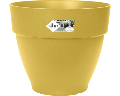 Jardinière Elho Vibia Campana 35 plastique 35 x 35 x 29,7 cm jaune miel