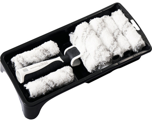 Set de rouleaux de peinture avec bac à peinture et rouleaux de peinture