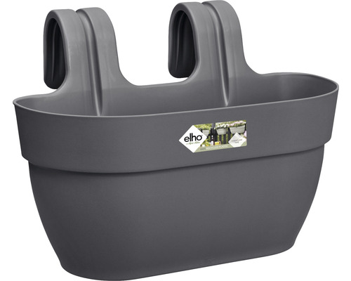 Pot suspendu jardinière Elho Vibia Campana plastique 36 x 24,1 x 26,5 cm anthracite