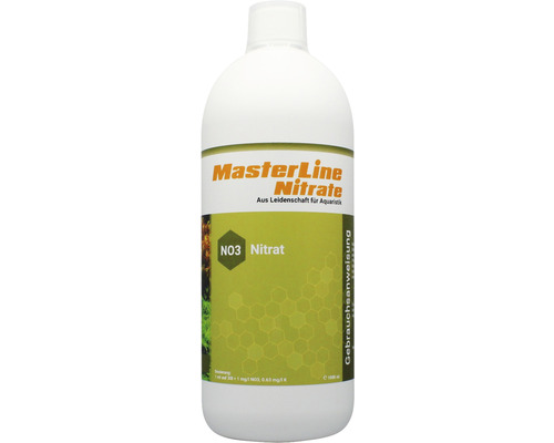 Engrais pour plantes d'aquarium MasterLine Nitrat 1000 ml engrais au nitrate enrichi en potassium