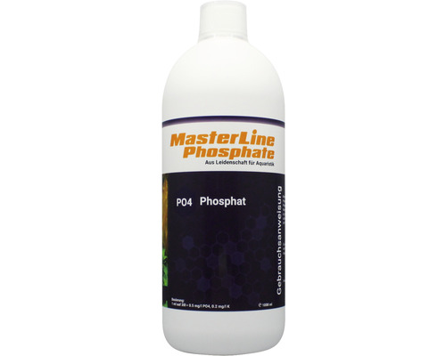 Engrais pour plantes d'aquarium MasterLine Phosphat 1000 ml engrais au phosphate enrichi en potassium