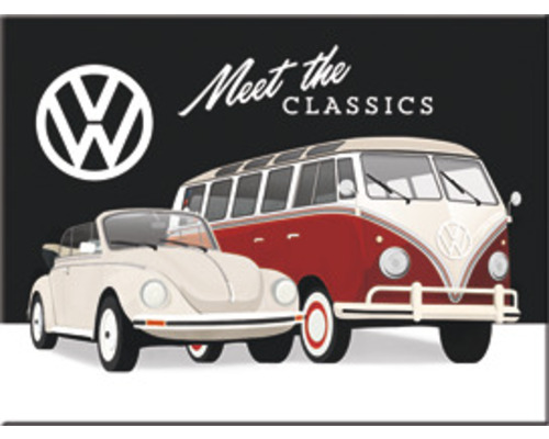 Aimant VW Meet The Classics 6x8 cm