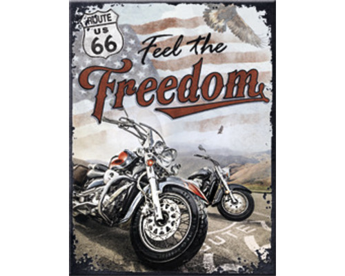Magnet Route 66 Freedom 6x8 cm