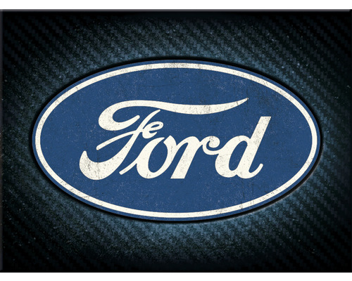 Magnet Ford Logo Blue Shine 6x8 cm