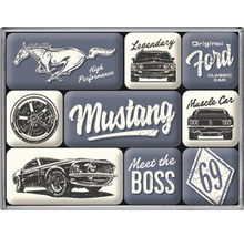Magnet-Set Ford Mustang 6x8 cm