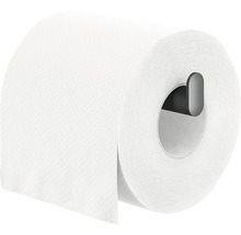 Eine Rolle Toilettenpapier am Toilettenpapierspender