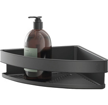 Eckregal mit Duschgelflasche