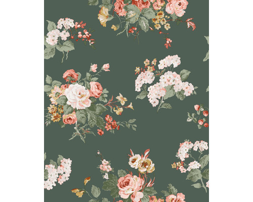 Papier peint à motif floral