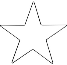 Étoile en fil de métal