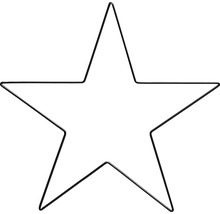 Étoile en métal pour la décoration