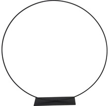 Arche ronde en métal avec pied