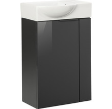 Waschtischunterschrank FACKELMANN Small Bathroom Collection BxHxT 44 x 60 cm x 24,3 cm Frontfarbe anthrazit 86011