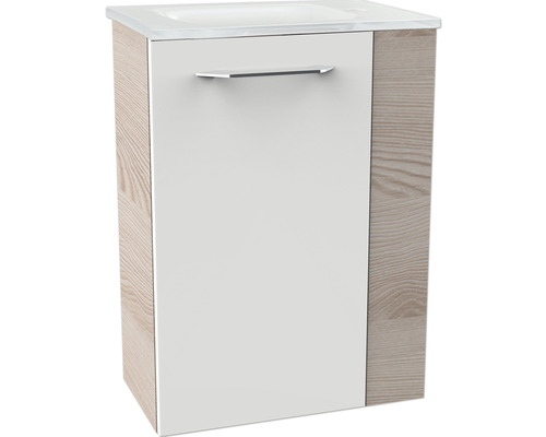 Meuble sous-lavabo avec tiroir et poignée