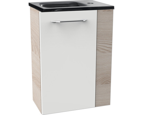 Meuble sous-lavabo avec porte et poignée