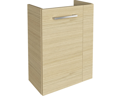 Meuble sous vasque FACKELMANN Small Bathroom Collection lxhxp 44 x 60 cm x 24,3 cm couleur de façade sable chêne 84651