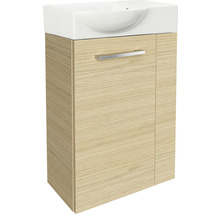 Waschtischunterschrank FACKELMANN Small Bathroom Collection BxHxT 44 x 60 cm x 24,3 cm Frontfarbe sand eiche 84651