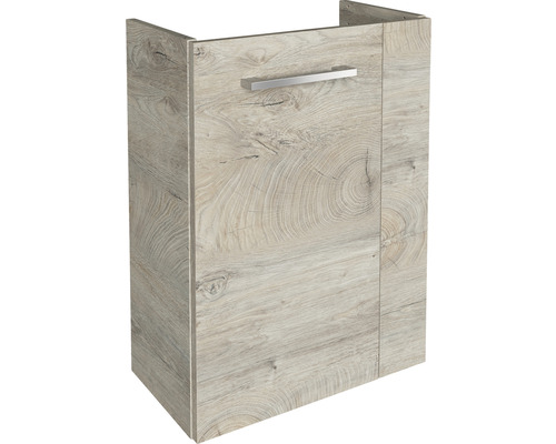 Meuble sous vasque FACKELMANN Small Bathroom Collection lxhxp 44 x 60 cm x 24,3 cm couleur de façade chêne nature 84657