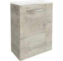 Waschtischunterschrank FACKELMANN Small Bathroom Collection BxHxT 44 x 60 cm x 24,3 cm Frontfarbe eiche natur 84657