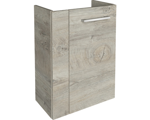 Meuble sous vasque FACKELMANN Small Bathroom Collection lxhxp 44 x 60 cm x 24,3 cm couleur de façade chêne nature 84667