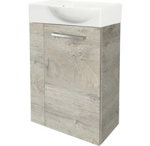 Waschtischunterschrank FACKELMANN Small Bathroom Collection BxHxT 44 x 60 cm x 24,3 cm Frontfarbe eiche natur 84667